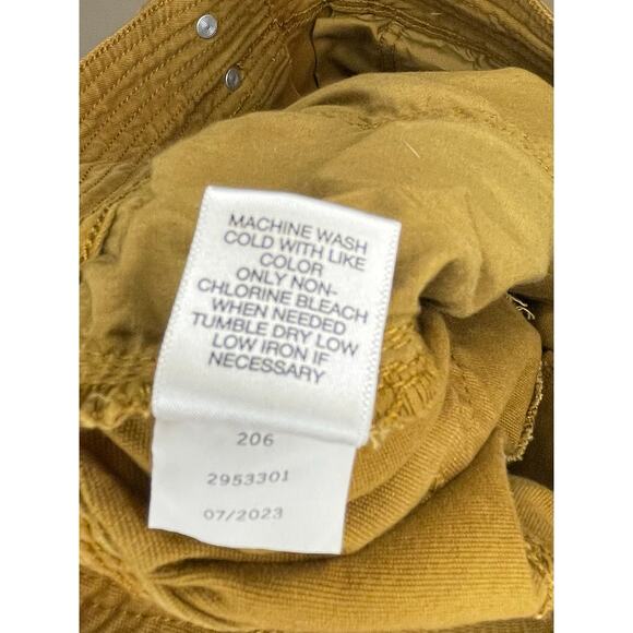 Chelsea & Violet Womens Pants Sz 29 Camel Tan Button-Front Crop Wide-Leg Utility - Picture 12 of 13